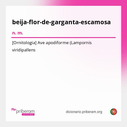 Significado de beija-flor-de-garganta-escamosa